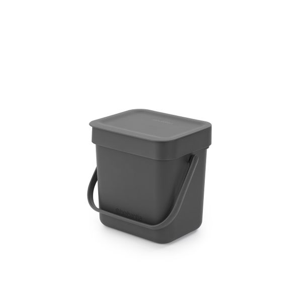Poubelle Sort & Go 3L gris